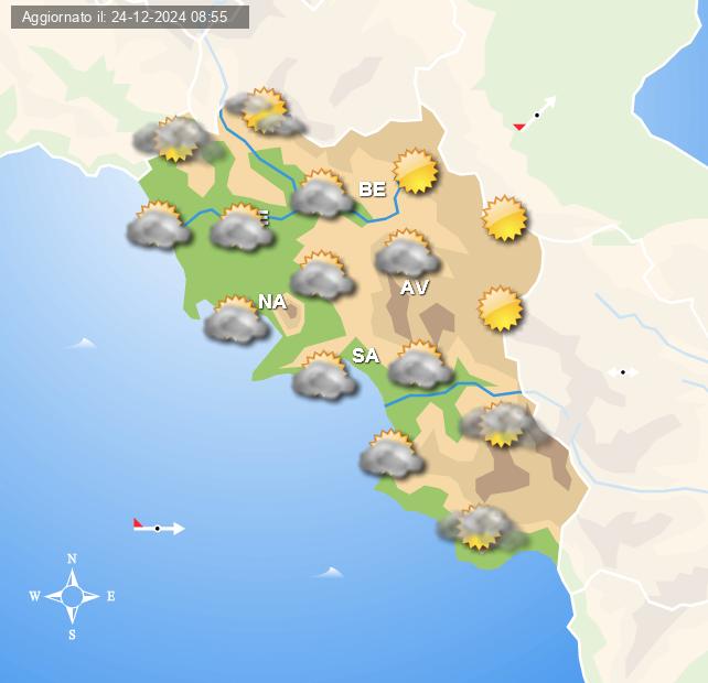 Previsioni Meteo Campania | Centro Meteo Italiano