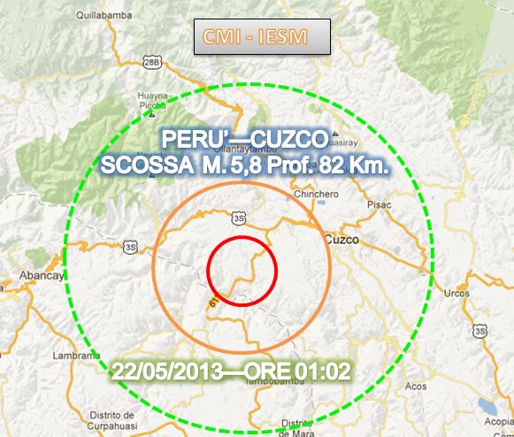 Terremoto oggi in Peru Terremoto oggi in Peru