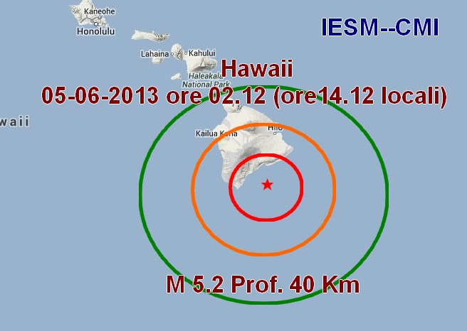 Mappa epicentro sisma