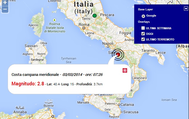 terremoto oggi campania 3 marzo 2014 terremoto oggi campania 3 marzo 2014