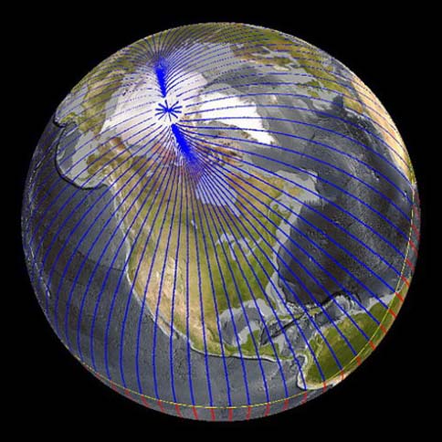 Spostamento del Polo Nord verso la SIberia