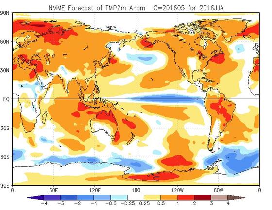 Meteo Estate 2016: caldo sopra la media soprattutto in Luglio e Agosto, termina El Nino e si va verso la Nina - cpc.ncep.noaa.gov Meteo Estate 2016: caldo sopra la media soprattutto in Luglio e Agosto, termina El Nino e si va verso la Nina - cpc.ncep.noaa.gov
