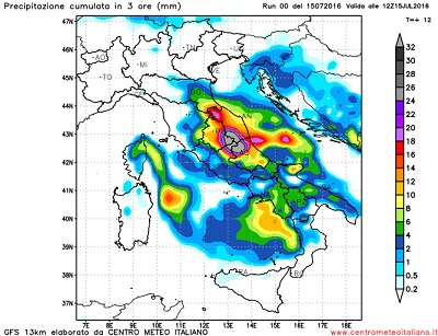 Maltempo, la Protezione civile emette codice arancione per domani e sabato