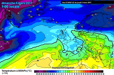 Aggiornamento ECMWF00z Intensa Perturbazione Atlantica In Arrivo