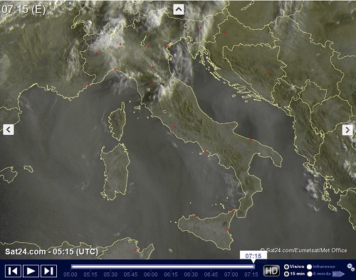 Allerta Protezione Civile per temporali al Nord