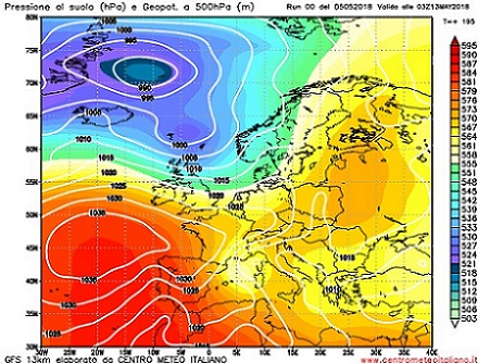 Modelli Meteo Del Maggio Goccia Fredda Da Est E Nuova Perturbazione