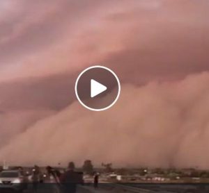 Tempesta Di Sabbia Arizona Enorme Nube Nera In Pochi Secondi Avvolge