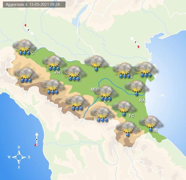 Meteo Bologna Piogge E Temporali Pomeridiani Ancora Per Poco Verso