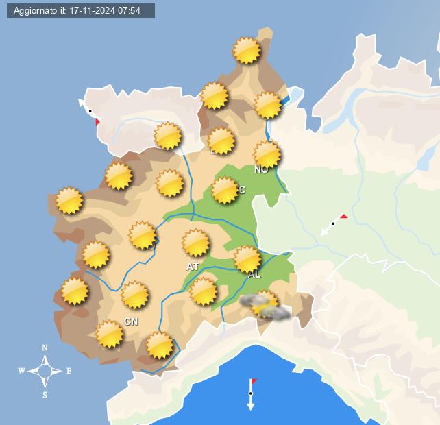 Previsioni Meteo Piemonte | Centro Meteo Italiano