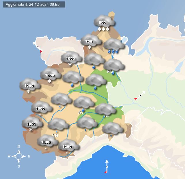 Previsioni Meteo Piemonte | Centro Meteo Italiano