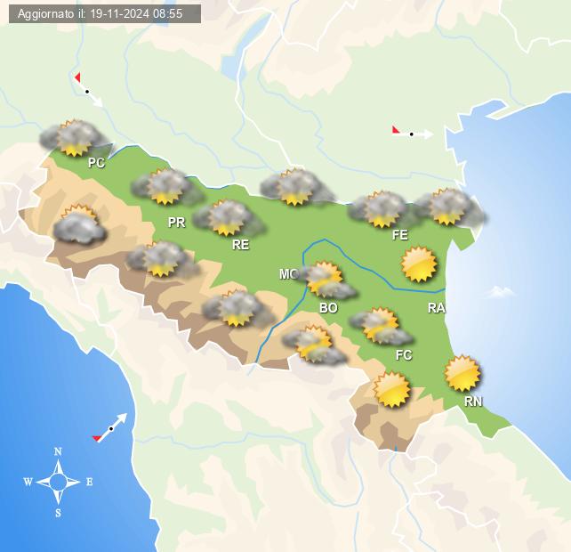 Previsioni Meteo Emilia Romagna | Centro Meteo Italiano