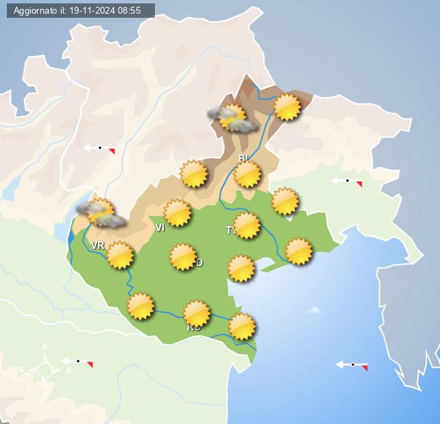 Previsioni Meteo Veneto | Centro Meteo Italiano