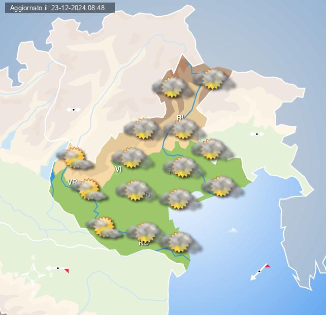 Previsioni Meteo Veneto | Centro Meteo Italiano