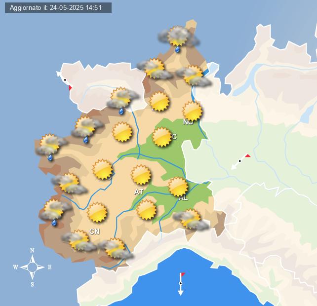 Previsioni Meteo Piemonte | Centro Meteo Italiano