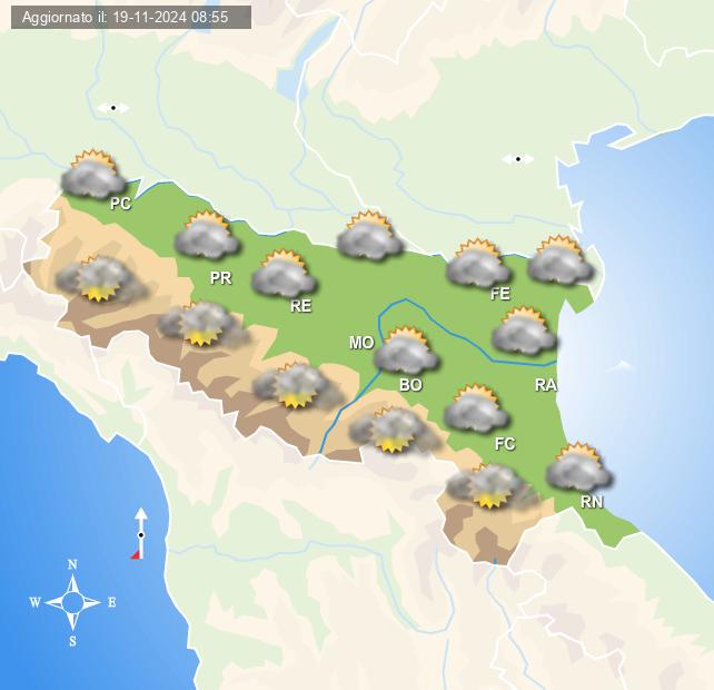 Previsioni Meteo Emilia Romagna | Centro Meteo Italiano