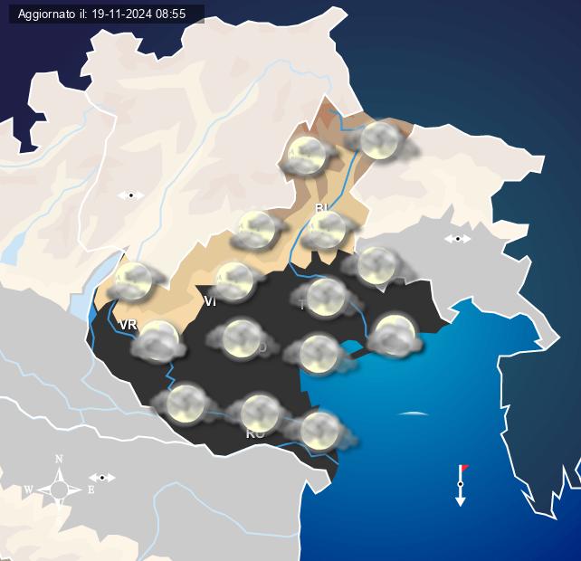 Previsioni Meteo Veneto | Centro Meteo Italiano