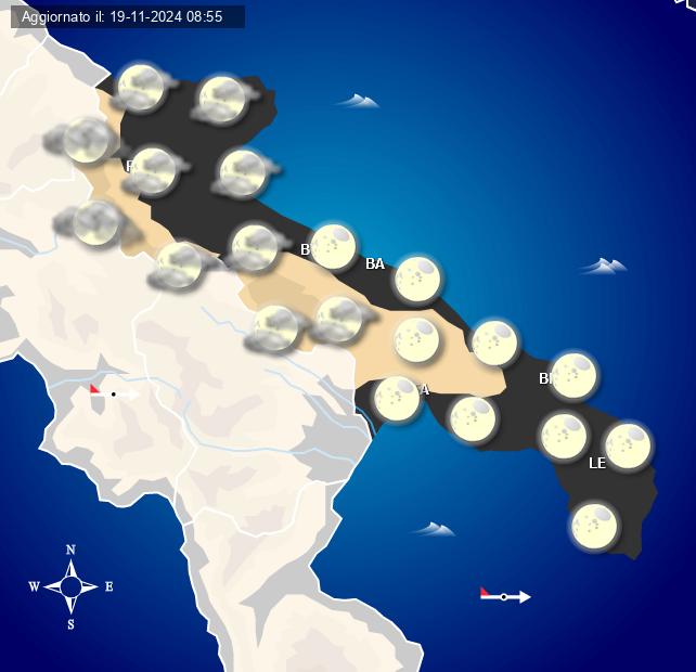 Previsioni Meteo Puglia | Centro Meteo Italiano