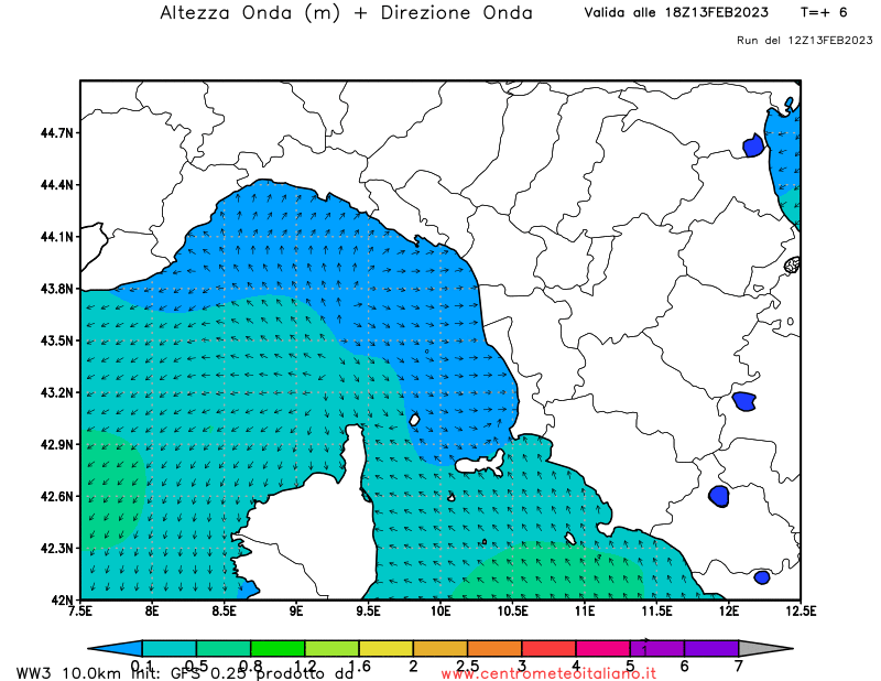 Mari e Venti, Previsioni e bollettino Centro Meteo Italiano