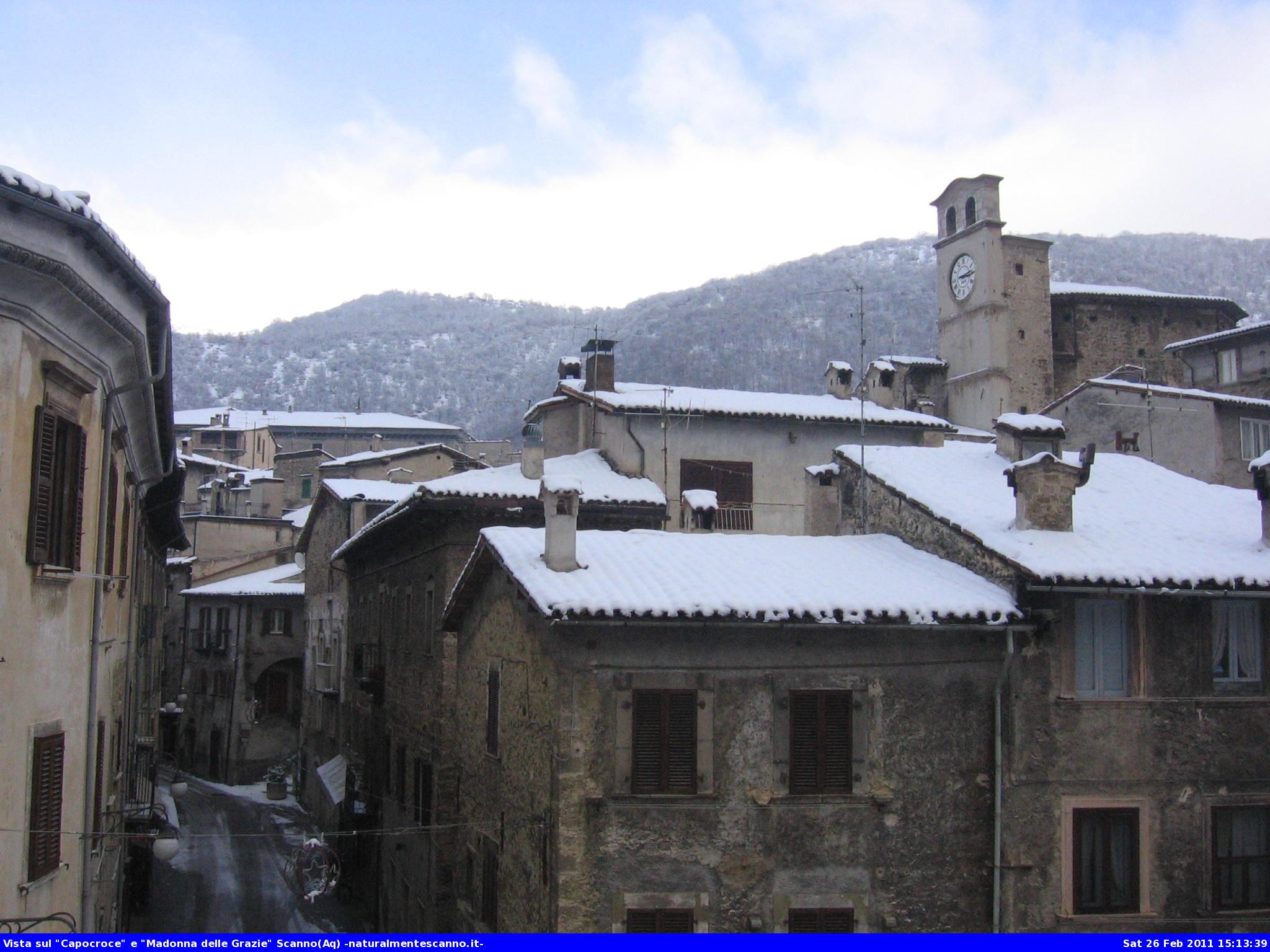 Meteo Abruzzo: cessate le nevicate, spicca il fascino di Scanno - Centro Meteo Italiano
