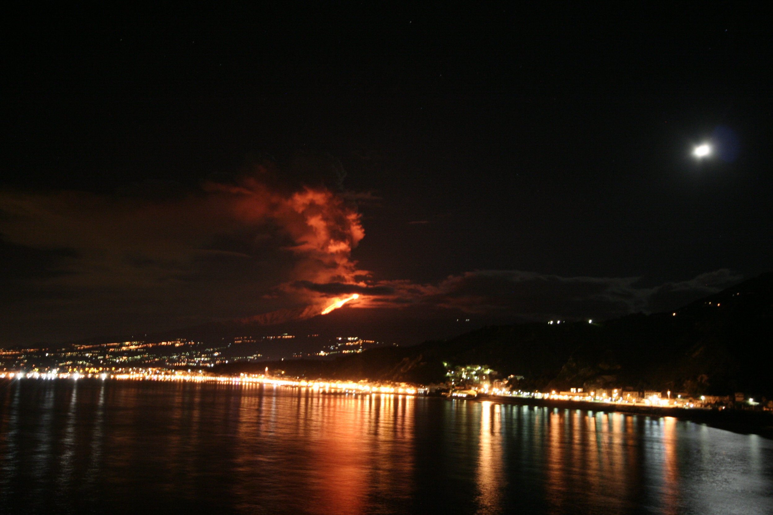 Etna forte eruzione in atto dalle 18:00, attivo il cratere ...