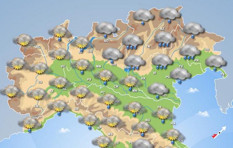 Meteo lombardia prossimi giorni