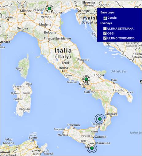 Terremoto oggi Italia, 01 Gennaio 2014, scosse over M 2 in ...