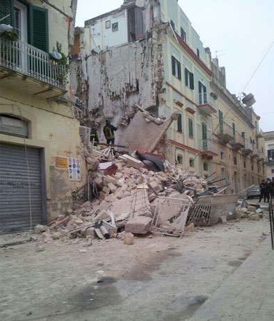 Palazzina esplosa a roma oggi