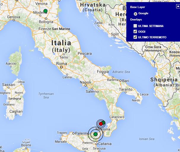 Terremoto oggi Italia 25 Luglio 2014, scossa M 2.6 Golfi ...