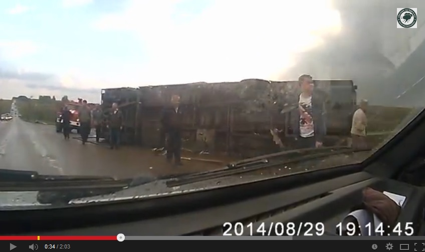 Danni causati dal tornado in Russia Danni causati dal tornado in Russia
