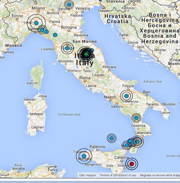 Terremoto oggi Umbria, 11 dicembre 2014, scossa M 2.2 ...