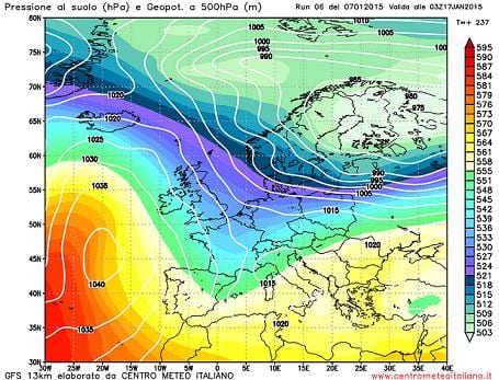 Settimana mite, ma poi torna l'inverno sull'Italia