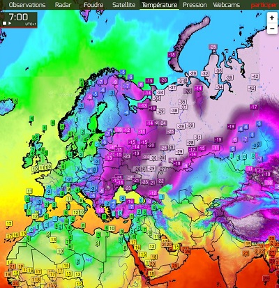 Ancora gelo sull'Est Europa è possibile che arrivi in Italia