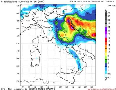 Neve e freddo da Domenica soprattutto in Adriatico