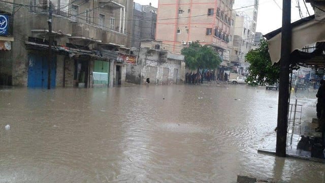 Allagamenti a Gaza