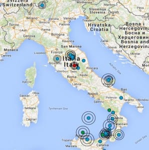 Terremoto oggi Italia 15 gennaio 2015, info Dati