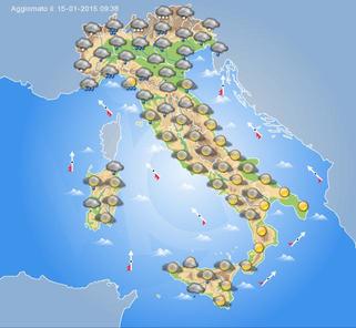 previsioni meteo domani 16 gennaio 2015