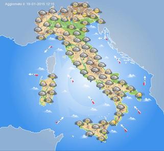 previsioni meteo domani 20 gennaio 2015