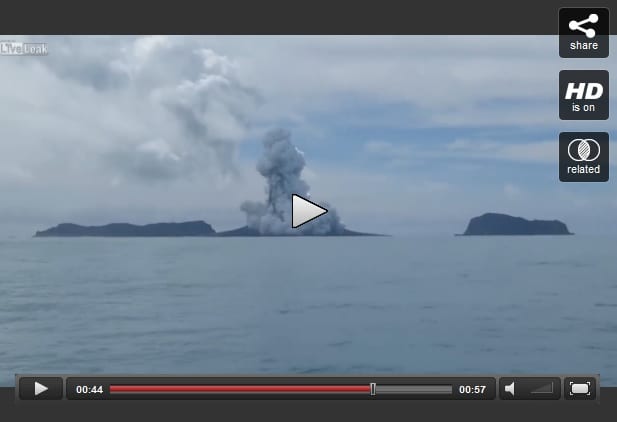 Nuova isola nell arcipelago di Tonga