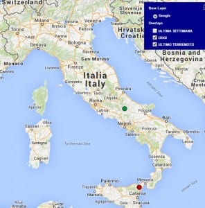 Terremoto oggi Italia 28 gennaio 2015, dati INGV