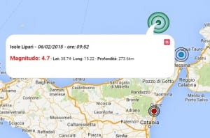 Terremoto oggi Sicilia, 6 febbraio 2015