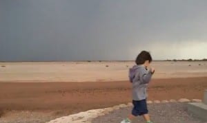 Fulmini cadono su San Pedro de Atacama