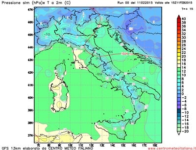 Temperature Italia ieri giornata quasi primaverile, ma anche oggi valori oltre la media