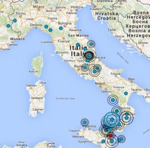 Terremoto oggi Italia 13 febbraio 2015