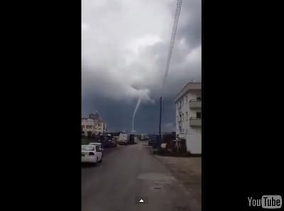 Tromba marina a Cipro popolazione spaventata ma nessun danno