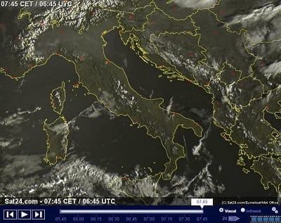 Tempo stabile in Italia fino a domani giornate caratterizzate dall'anticiclone