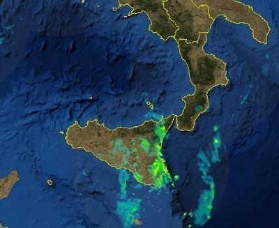 Temporali in Sicilia precipitazioni intense sulla zona orientale