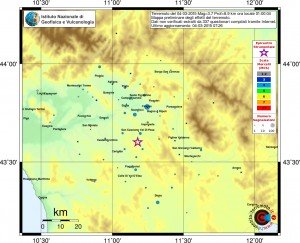 Terremoto Toscana, ecco fin dove è stato avvertito