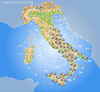 Previsioni Meteo Domani 10 Marzo 2015