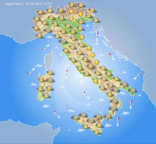 Previsioni Meteo Domani 11 Marzo 2015