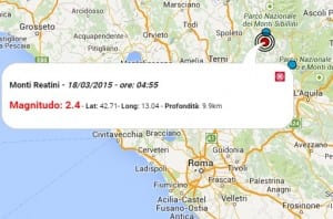 Terremoto oggi Umbria 18 marzo 2015